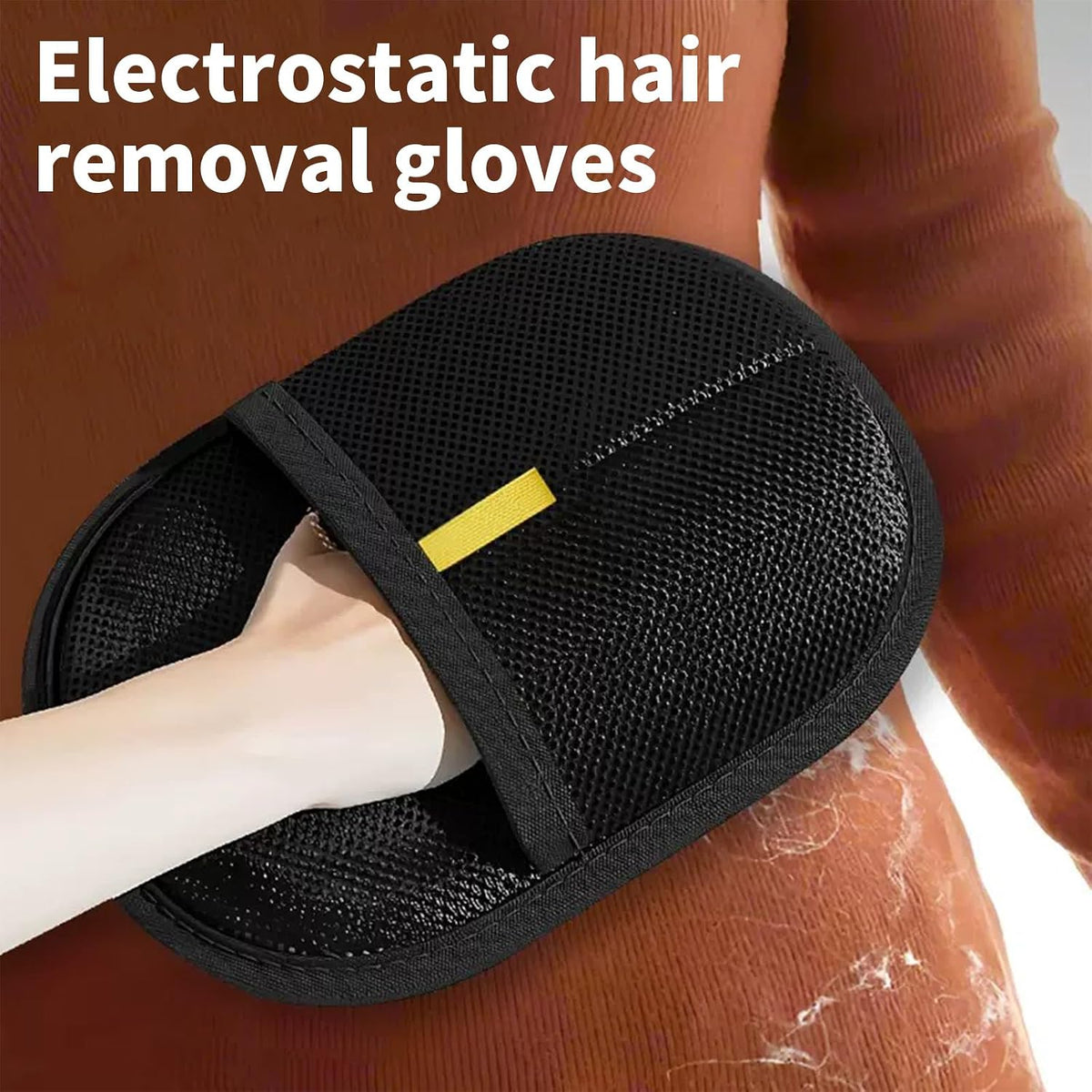 2 Pcs Pet Hair Remover Glove,Pet Hair Removal Gloves,Electrostatic Pet Hair Remover Glove Washable Reusable Cat & Dog Hair Remover for Couch, Furniture, Carpet,Clothing,Car Seats
